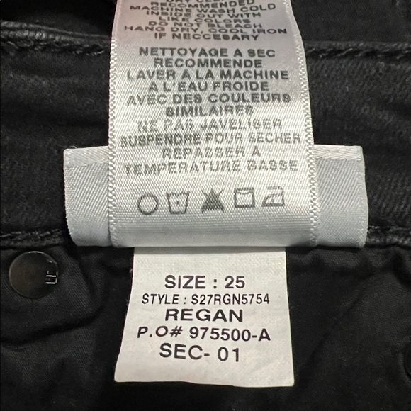 Joe’s Jeans Flawless The Charlie Skinny Black High Rise Size 25 - Picture 7 of 7